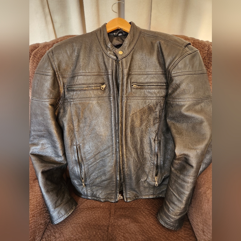 Oscar Leopold leather jacket